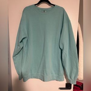 Comfort colors aqua crewneck
